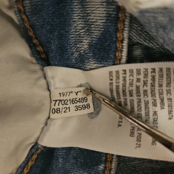 American Eagle Outfitters Super Hi Rise Jegging destroyed next level strecth 12S - Picture 14 of 16